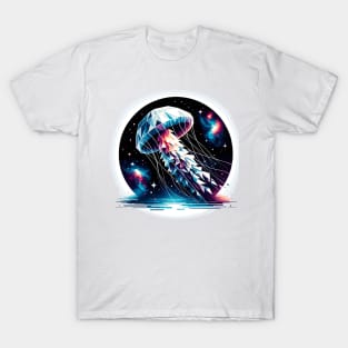 Cosmic Drifters: Interstellar Jellyfish T-Shirt